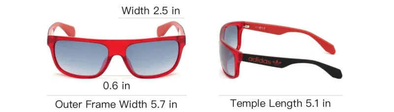 Adidas Originals Rectangle Frame Sunglasses-3