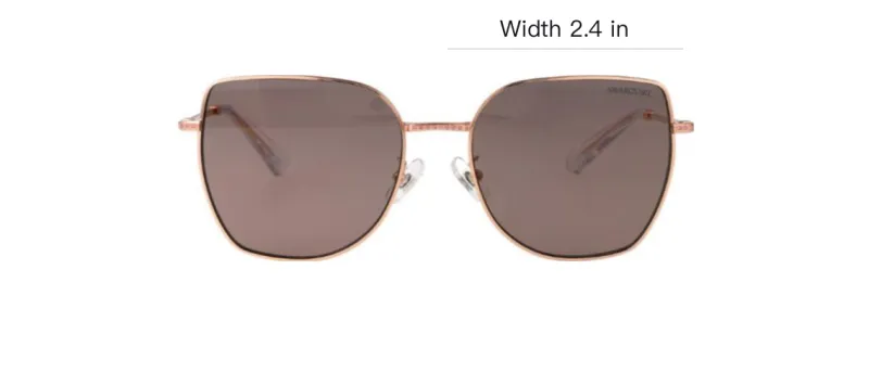 Swarovski Geometric Frame Sunglasses-3