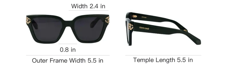 Roberto Cavalli Square frame Sunglasses-3