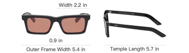 Retrosuperfuture Rectangular Sunglasses Men's Black-3