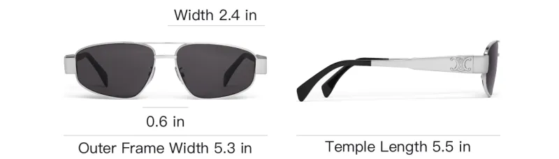 CELINE Eyewear Aviator Sunglasses-3