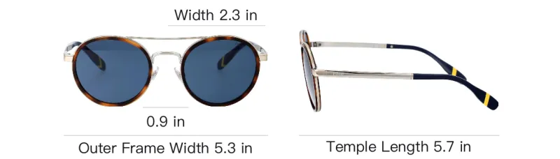 Polo Ralph Lauren Round Frame Sunglasses-4