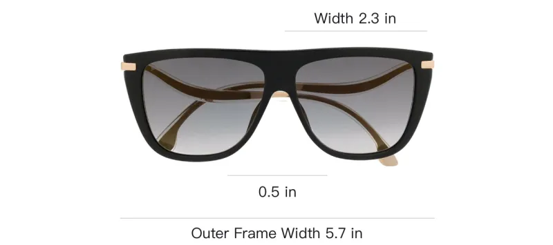 Jimmy Choo Suvis Oversized Frame Sunglasses-2