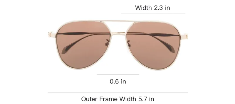 Alexander McQueen Aviator-Frame Sunglasses-2