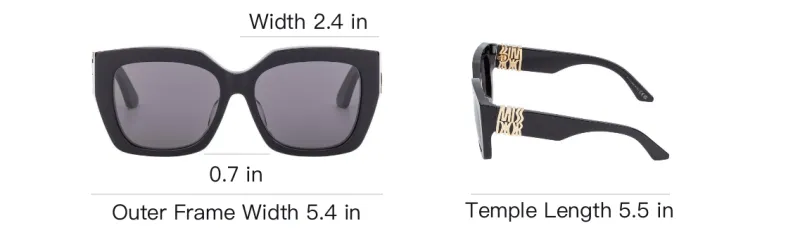 DIOR Square Frame Sunglasses-1