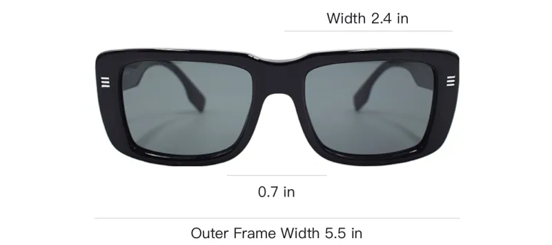 Burberry Rectangular Sunglasses Men's-3