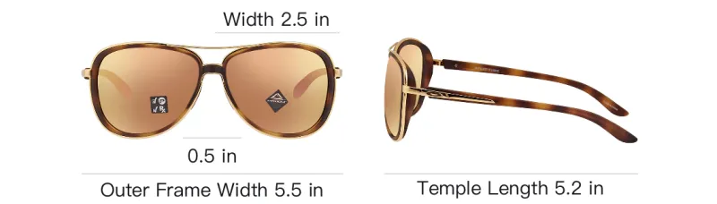 Oakley Split Time Pilot frame Sunglasses-3
