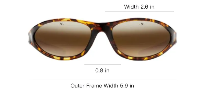 Vuarnet Nylon Irregular Shape Sunglasses Unisex Brown-2