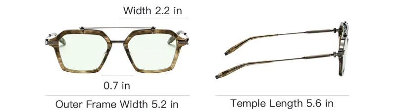 Akoni Acetate Titanium Metal Aviator Sunglasses Women's Tortoiseshell-3