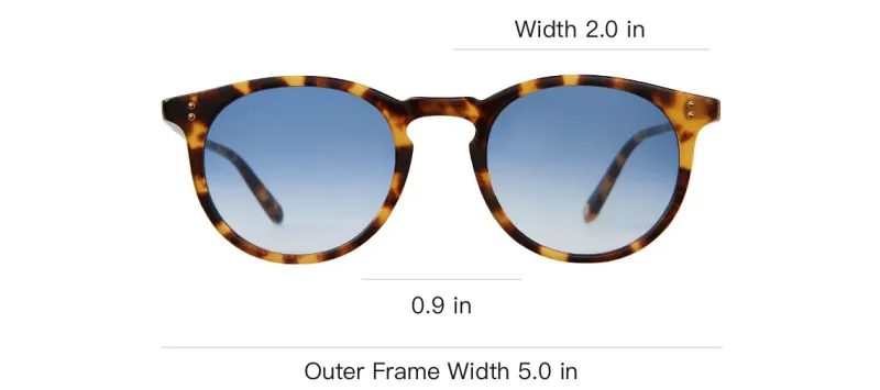 GARRETT LEIGHT Carlton Eco Round-frame Sunglasses-2