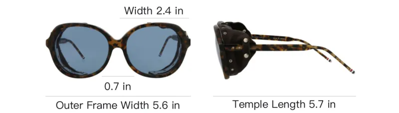 THOM BROWNE· Acetate Oval Sunglasses Men's Tortoiseshell-3