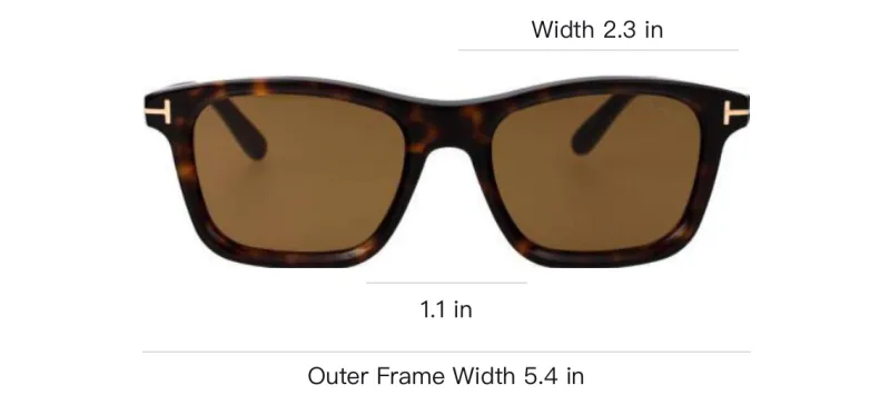 TOM FORD Barron Square Frame Sunglasses-2