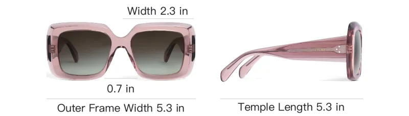 CELINE Square Frame Sunglasses-3