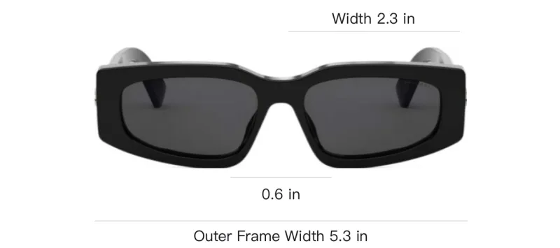 BVLGARI B.Zero1 Rectangular Frame Sunglasses-3