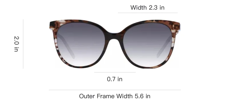 Ana Hickmann Acetate Irregular Shape Sunglasses Women's Tortoiseshell-3