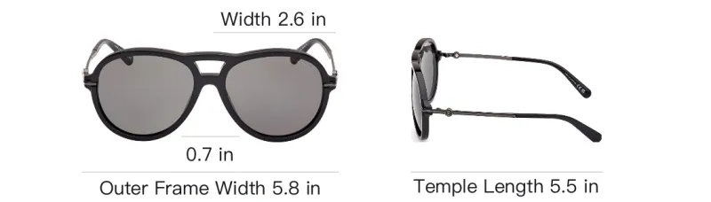 Moncler Pilot Frame Sunglasses-3