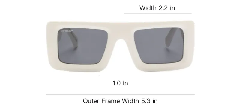 Off- Leonardo Square Frame Sunglasses-2