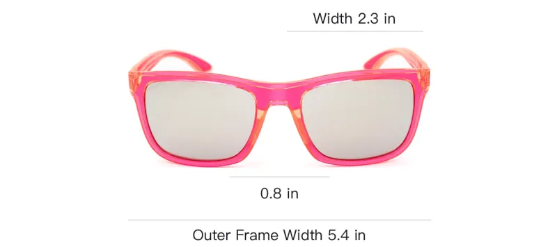 PUMA Plastic Rectangular Sunglasses Unisex Pink-2