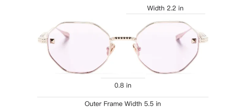 Valentino Rockstud Geometric frame Sunglasses-2