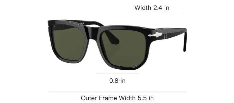 PERSOL Square frame Sunglasses-1