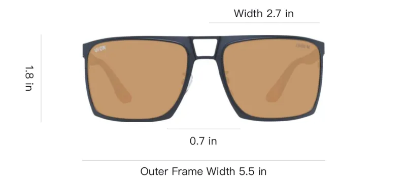 BMW Plastic Aviator Sunglasses Men's Black-3