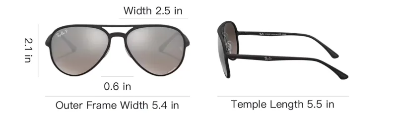 RayBan RB4320 Chromance Polarised Sunglasses-3
