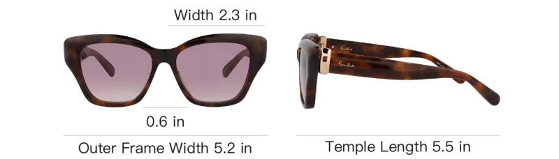 POMELLATO Irregular Shape Sunglasses Women's Brown-3