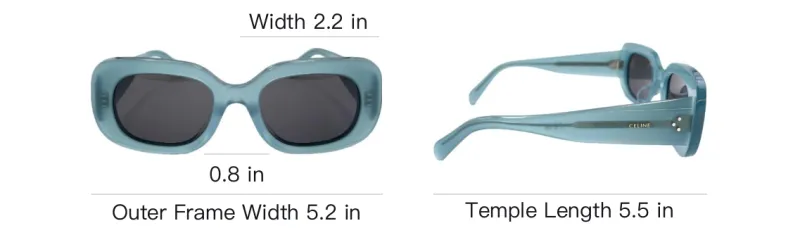 CELINE Rectangular Frame Sunglasses-3