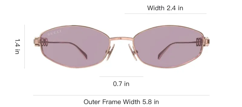 GUCCI Eyewear Oval frame Sunglasses-3