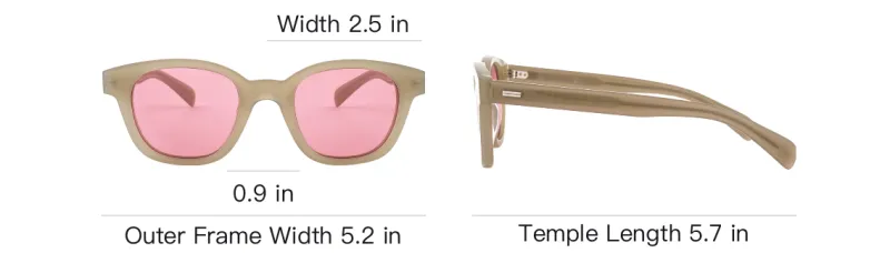 Paul Smith Acetate Irregular Shape Sunglasses Unisex Brown-3