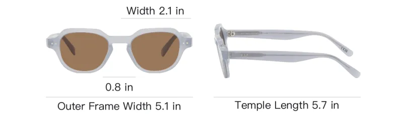 Retrosuperfuture Acetate Rectangular Sunglasses Men's Blue-3