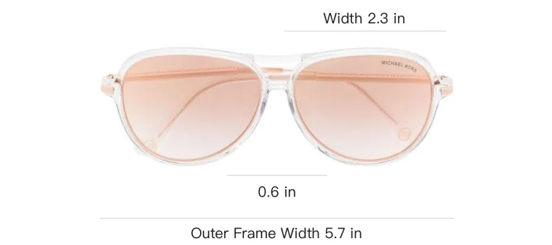 MICHAEL KORS Breckenridge Tinted Aviator Sunglasses-2