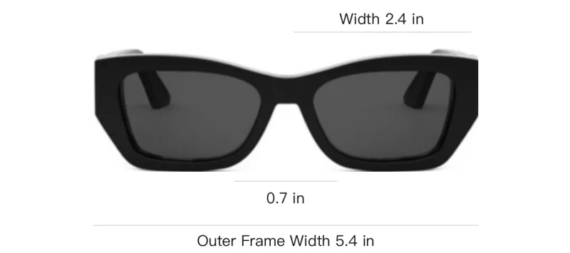DIOR MissDIOR S1I Rectangular Frame Sunglasses-2