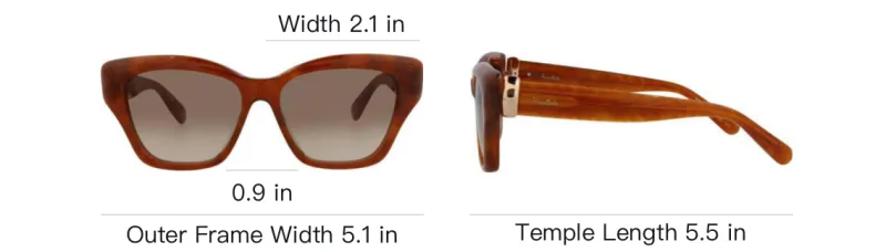 POMELLATO Subject To Official Website Square Sunglasses Unisex Brown-3
