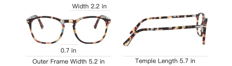 PERSOL Round Frame Glasses-3