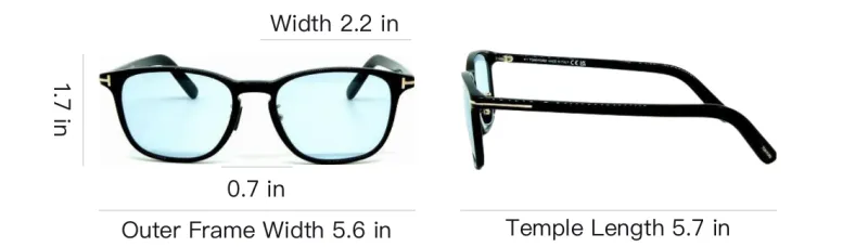 TOM FORD Oval Sunglasses Unisex Black-5