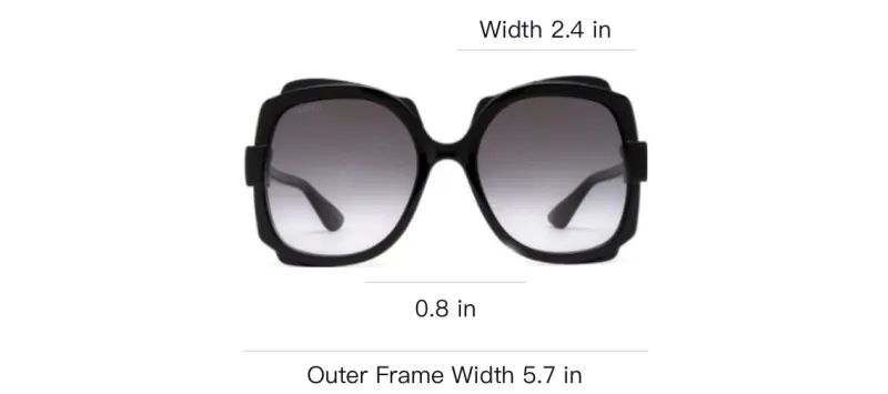 GUCCI Eyewear Logo engraved Square frame Sunglasses-3