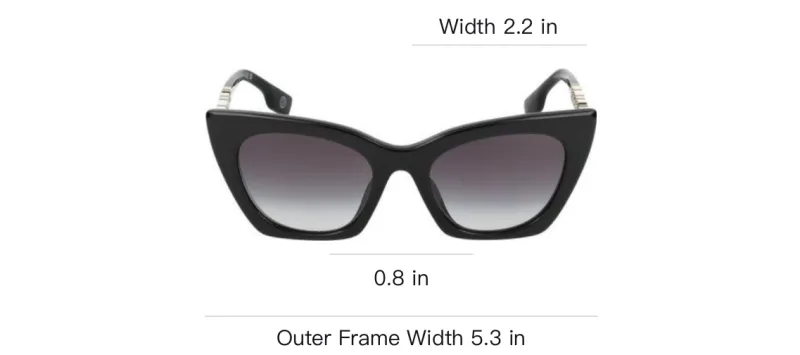 Burberry Cat Eye Frame Sunglasses-3