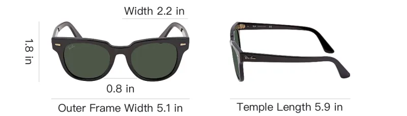RayBan Meteor Cat Eye-frame Sunglasses-3