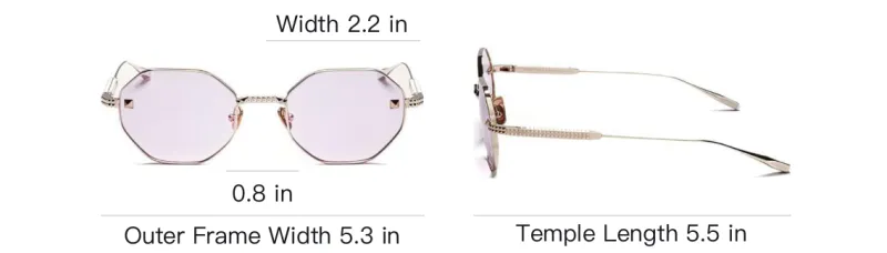 Valentino Rockstud Geometric-frame Sunglasses-3
