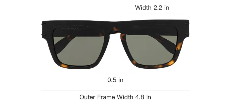 Alexander McQueen Sunglasses Men Brown-2