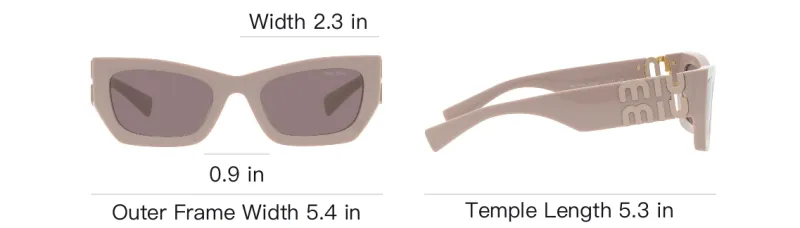 MIU MIU Runway Rectangle frame Sunglasses-5