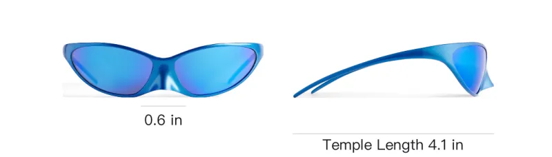 Balenciaga Eyewear Wrap Around Sunglasses-5
