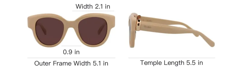 POMELLATO Recycled Acetate Square Sunglasses Unisex Brown-2