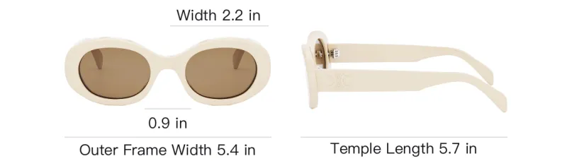 CELINE Round Framse Sunglasses-9