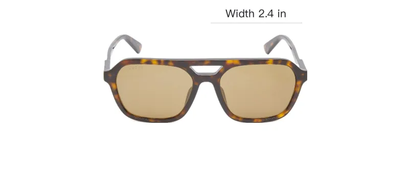 GUCCI Pilot Frame Sunglasses-3