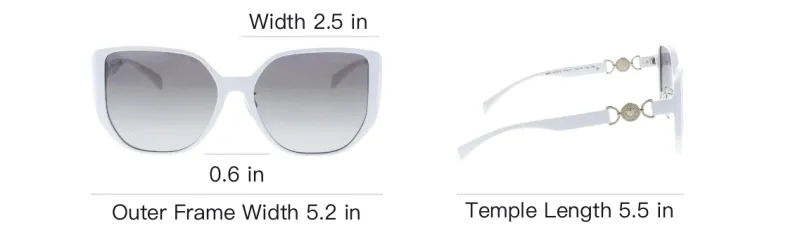 FANSIZHE Acetate Butterfly Sunglasses Unisex White-3