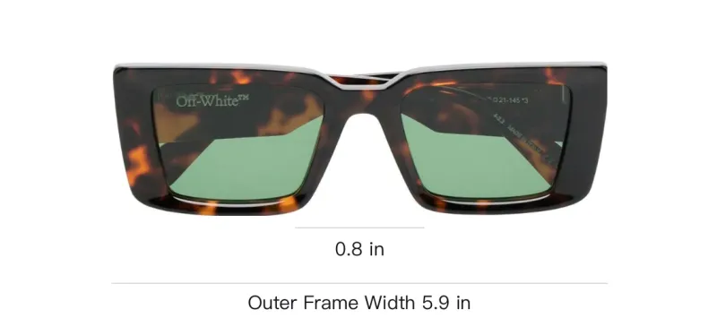 OFF WHITE Savannah Oversized Sunglasses-5