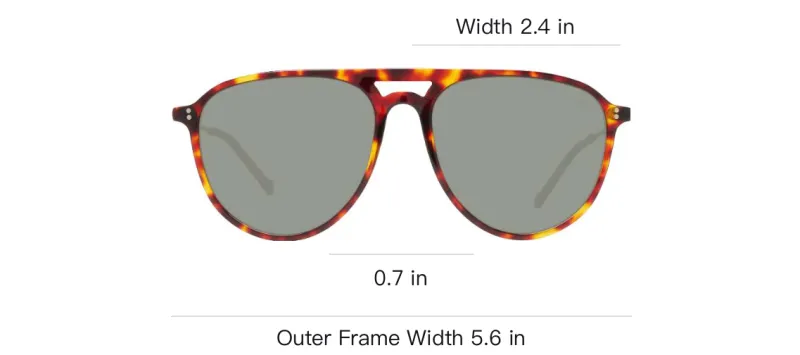 HACKETT LONDON Acetate Aviator Sunglasses Men's Tortoiseshell-3