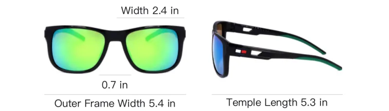 Tommy Hilfiger Square Sunglasses Men's Black-3
